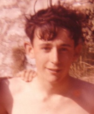 The author aged 14 in Salcombe. The author aged 14 in Salcombe.