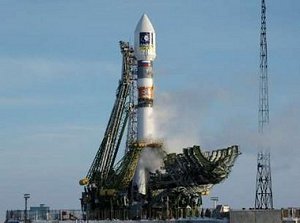 Galileo satellite launch from Baikonur, 2005