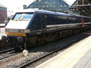 National Express train at Newcastle