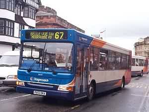 Bus in Carlisle. Photo: Caroline Mathews