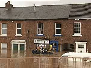 Former floods in Carlisle