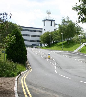 Hilltop Heights, at the top of a steep hill