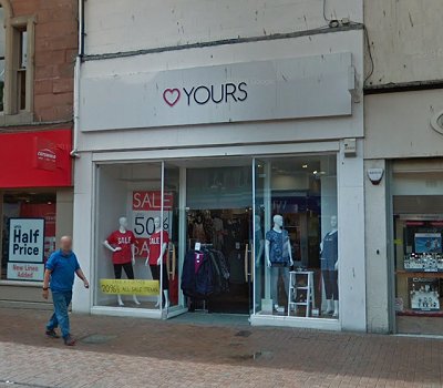 Former Yours store in English Street 