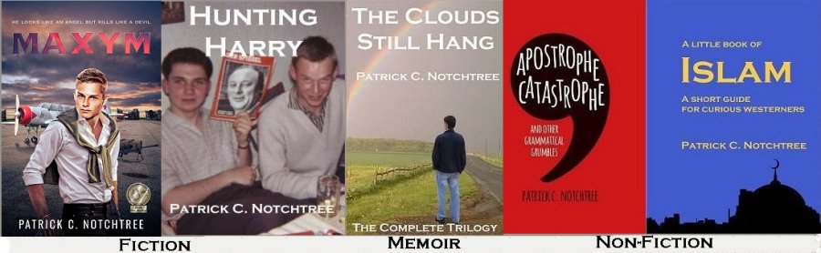 My book covers, fiction, memoir and non-fiction