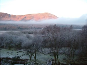 A classic Lake District view of Catbells, with memories for the author and wife. 