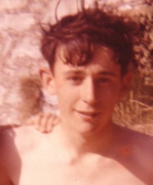 The author aged 14 in Salcombe. 