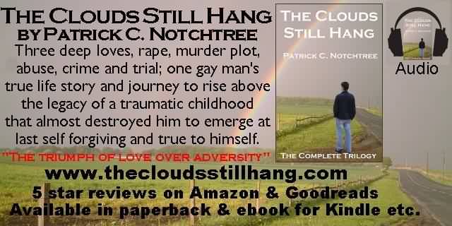 Three deep loves, rape, murder plot, abuse, crime and trial; one gay man's true life story and journey to rise above the legacy of a traumatic childhood that almost destroyed him to emerge at last self forgiving and true to himself.