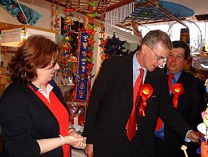 Browsing in the shop