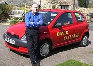 David with the car