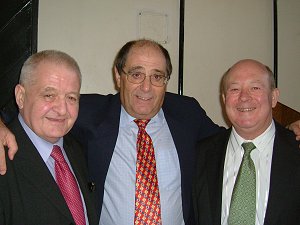 John Cummins MP, Gerry Steinberg and David in Durham