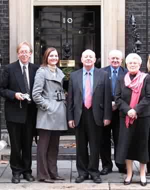 Graeme Lyall-Chief Excutive Officer of Gateshead Carers Association, Debra Sales-Carer and mum, David, Jimmy Miller- Chairman of Gateshead Carers Association, Elsie Johnson - pensioner carer.