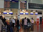 Passengers at Newcastle Airport