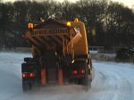 Snow plough and gritter vehicle