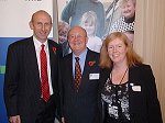  David with Housing Minister John Healey MP and Anne Toms, local Eaga representative