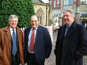 Former MPs Keith Bradley, Gerry and Eric Martlew MP