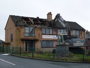 Demolition of Henderson Gardens