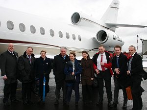 Eric with the delegation set off for the Isle of Man