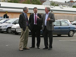 Eric (right) with the Renaissance bosses