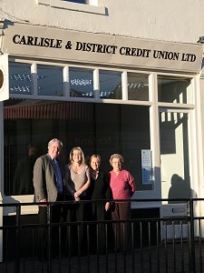 Eric at the Credit Union offices