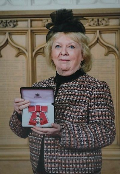 Elsie Martlew with the MBE