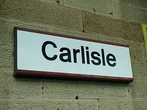 Carlisle Station sign