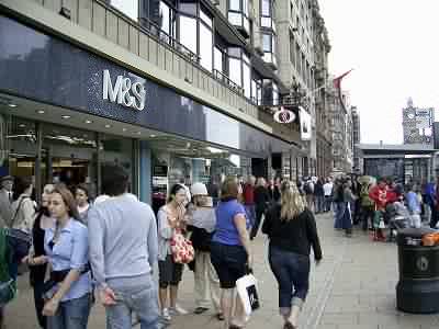 M&S, Princes Street, Edinburgh