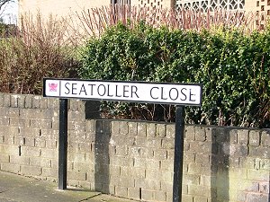 Seatoller Close sign