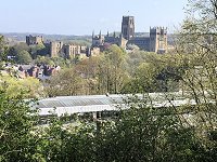 A view across Durham from the park