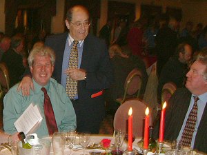 Gerry chats with Eliot Morley MP and Eric Martlew MP